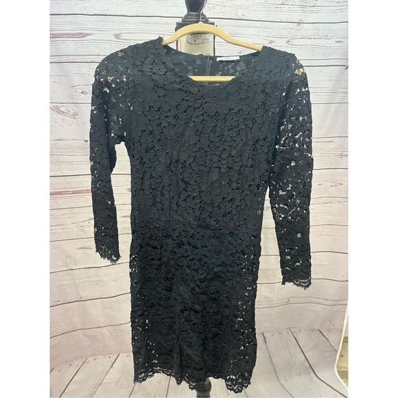 Zara black lace‎ dress medium - Picture 1 of 2
